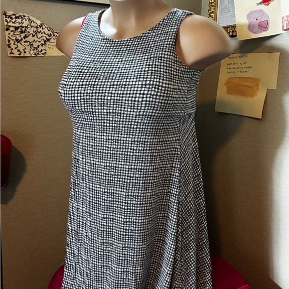 mercer & madison Dresses & Skirts - mercer & madison Black and White Gingham Sleeveless Mini Dress